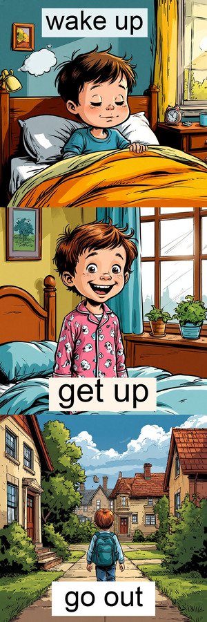 Фразовые глаголы:wake up