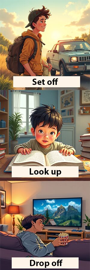 Фразовые глаголы: часть 3